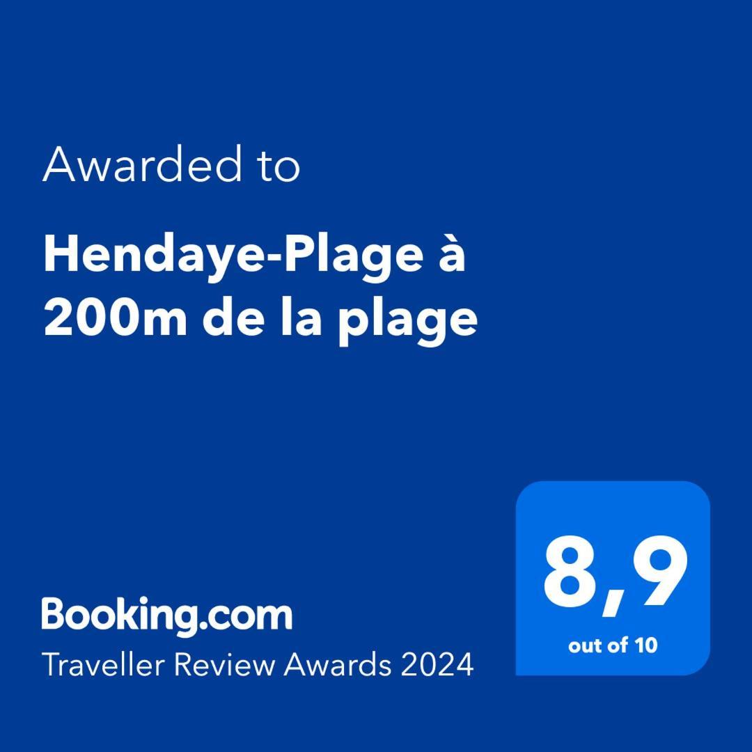 شقة Hendaye-Plage A 200M De La Plage المظهر الخارجي الصورة